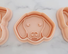 Load image into Gallery viewer, Dachshund Dog Face Cookie Cutter and Stamp - Made in the UK with Love from House of Toot Sweet - Just £5! Shop now at House of Toot Sweet