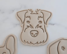 Load image into Gallery viewer, Schnauzer Dog Face Cookie Cutter and Stamp - Made in the UK with Love from House of Toot Sweet - Just £5! Shop now at House of Toot Sweet