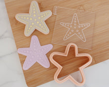 Load image into Gallery viewer, Starfish Cookie Cutter and Embosser - Made in the UK with Love from House of Toot Sweet - Just £5.50! Shop now at House of Toot Sweet