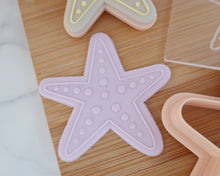 Load image into Gallery viewer, Starfish Cookie Cutter and Embosser - Made in the UK with Love from House of Toot Sweet - Just £5.50! Shop now at House of Toot Sweet