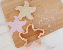 Load image into Gallery viewer, Happy Starfish Cookie Cutter and Embosser
