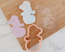 Load image into Gallery viewer, Cute Mermaid Cookie Cutter and Embosser - Made in the UK with Love from House of Toot Sweet - Just £6.50! Shop now at House of Toot Sweet