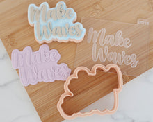 Load image into Gallery viewer, Make Waves Cookie Cutter and Embosser - Made in the UK with Love from House of Toot Sweet - Just £6! Shop now at House of Toot Sweet