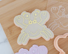 Load image into Gallery viewer, Cute Crab Cookie Cutter and Embosser - Made in the UK with Love from House of Toot Sweet - Just £6.50! Shop now at House of Toot Sweet