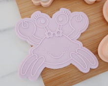 Load image into Gallery viewer, Cute Crab Cookie Cutter and Embosser - Made in the UK with Love from House of Toot Sweet - Just £6.50! Shop now at House of Toot Sweet