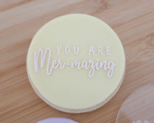 Load image into Gallery viewer, You are Mermazing Cookie Embosser - Made in the UK with Love from House of Toot Sweet - Just £5.50! Shop now at House of Toot Sweet