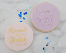 Load image into Gallery viewer, Mermaid Kisses Starfish Wishes Cookie Embosser