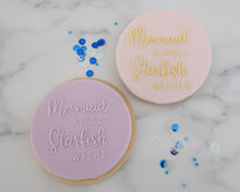 Load image into Gallery viewer, Mermaid Kisses Starfish Wishes Cookie Embosser - Made in the UK with Love from House of Toot Sweet - Just £6! Shop now at House of Toot Sweet