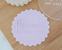 Load image into Gallery viewer, Be A Mermaid And Make Waves Cookie Embosser - Made in the UK with Love from House of Toot Sweet - Just £6! Shop now at House of Toot Sweet