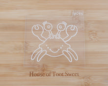 Load image into Gallery viewer, Cute Crab Cookie Cutter and Embosser - Made in the UK with Love from House of Toot Sweet - Just £6.50! Shop now at House of Toot Sweet