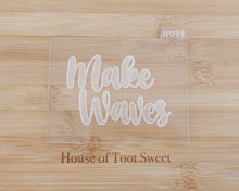 Load image into Gallery viewer, Make Waves Cookie Cutter and Embosser - Made in the UK with Love from House of Toot Sweet - Just £6! Shop now at House of Toot Sweet
