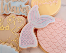 Load image into Gallery viewer, Mermaid Tail Cookie Cutter and Embosser - Made in the UK with Love from House of Toot Sweet - Just £6.50! Shop now at House of Toot Sweet