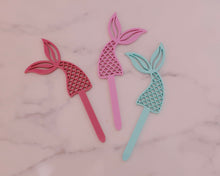 Load image into Gallery viewer, Mermaids Tail - Cupcake Charm Topper - Made in the UK with Love  from House of Toot Sweet - Just £6! Shop now at House of Toot Sweet