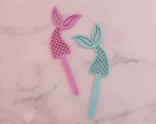 Load image into Gallery viewer, Mermaids Tail - Cupcake Charm Topper - Made in the UK with Love  from House of Toot Sweet - Just £6! Shop now at House of Toot Sweet