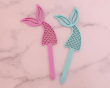 Load image into Gallery viewer, Mermaids Tail - Cupcake Charm Topper - Made in the UK with Love  from House of Toot Sweet - Just £6! Shop now at House of Toot Sweet
