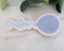 Load image into Gallery viewer, Balloon with Ages 1-10 Cookie Cutter & Embosser - Made in the UK with Love from House of Toot Sweet - Just £6! Shop now at House of Toot Sweet