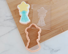 Load image into Gallery viewer, Star Balloon with Tassels Cookie Cutter & Embosser - Made in the UK with Love from House of Toot Sweet - Just £6! Shop now at House of Toot Sweet