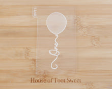 Load image into Gallery viewer, Balloon with Ages 1-10 Cookie Cutter & Embosser - Made in the UK with Love from House of Toot Sweet - Just £6! Shop now at House of Toot Sweet