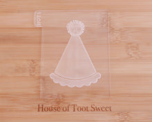Load image into Gallery viewer, Party Hat with Pompom Embosser & Cookie Cutter - Made in the UK with Love from House of Toot Sweet - Just £6! Shop now at House of Toot Sweet