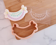 Load image into Gallery viewer, Happy Birthday Bunting Embosser & Cookie Cutter - Made in the UK with Love from House of Toot Sweet - Just £6! Shop now at House of Toot Sweet