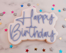 Load image into Gallery viewer, Large Happy Birthday Embosser & Cookie Cutter - Made in the UK with Love from House of Toot Sweet - Just £6.50! Shop now at House of Toot Sweet