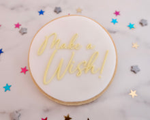 Load image into Gallery viewer, Make a Wish Cookie Embosser - Made in the UK with Love from House of Toot Sweet - Just £6! Shop now at House of Toot Sweet