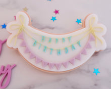 Load image into Gallery viewer, Happy Birthday Bunting Embosser & Cookie Cutter - Made in the UK with Love from House of Toot Sweet - Just £6! Shop now at House of Toot Sweet