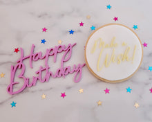 Load image into Gallery viewer, Make a Wish Cookie Embosser - Made in the UK with Love from House of Toot Sweet - Just £6! Shop now at House of Toot Sweet