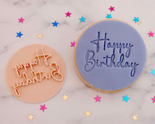 Load image into Gallery viewer, Happy Birthday Fondant Stamp - Made in the UK with Love from House of Toot Sweet - Just £5! Shop now at House of Toot Sweet