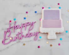 Load image into Gallery viewer, Two Tier Cake Fondant Embosser & Cookie Cutter - Made in the UK with Love from House of Toot Sweet - Just £6! Shop now at House of Toot Sweet