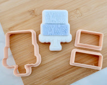Load image into Gallery viewer, Two Tier Cake Fondant Embosser & Cookie Cutter - Made in the UK with Love from House of Toot Sweet - Just £6! Shop now at House of Toot Sweet
