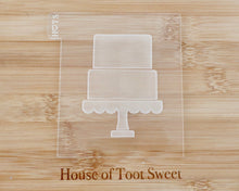Load image into Gallery viewer, Two Tier Cake Fondant Embosser & Cookie Cutter - Made in the UK with Love from House of Toot Sweet - Just £6! Shop now at House of Toot Sweet