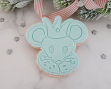 Load image into Gallery viewer, Mouse King Face Cookie Cutter & Embosser - Made in the UK with Love from House of Toot Sweet - Just £6! Shop now at House of Toot Sweet