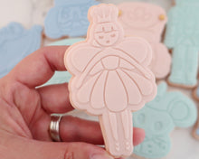 Load image into Gallery viewer, Sugar Plum Fairy Cookie Cutter & Embosser - Made in the UK with Love from House of Toot Sweet - Just £6.50! Shop now at House of Toot Sweet