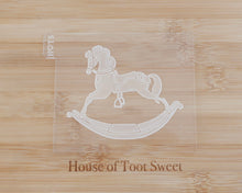 Load image into Gallery viewer, Rocking Horse Cookie Cutter & Embosser - Made in the UK with Love from House of Toot Sweet - Just £6.50! Shop now at House of Toot Sweet