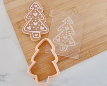 Load image into Gallery viewer, Gingerbread Christmas Tree Cookie Cutter/ Embosser