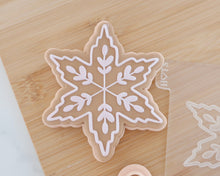Load image into Gallery viewer, Gingerbread Snowflake Cookie Cutter/ Embosser - Made in the UK with Love from House of Toot Sweet - Just £6.50! Shop now at House of Toot Sweet