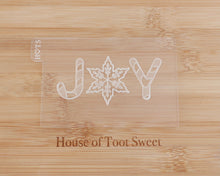Load image into Gallery viewer, Christmas Gingerbread Joy Cookie Cutter/ Embosser - Made in the UK with Love from House of Toot Sweet - Just £6.50! Shop now at House of Toot Sweet