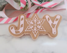 Load image into Gallery viewer, Christmas Gingerbread Joy Cookie Cutter/ Embosser - Made in the UK with Love from House of Toot Sweet - Just £6.50! Shop now at House of Toot Sweet