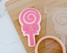 Load image into Gallery viewer, Peppermint Candy Lollipop Cookie Cutter & Embosser - Made in the UK with Love from House of Toot Sweet - Just £6.50! Shop now at House of Toot Sweet