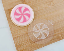 Load image into Gallery viewer, Peppermint Candy Swirls Fondant Embosser - Made in the UK with Love from House of Toot Sweet - Just £6! Shop now at House of Toot Sweet