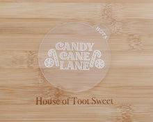 Load image into Gallery viewer, Candy Cane Lane Fondant Embosser - Made in the UK with Love from House of Toot Sweet - Just £6! Shop now at House of Toot Sweet