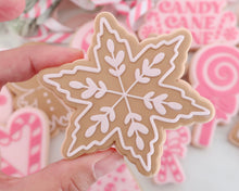Load image into Gallery viewer, Gingerbread Snowflake Cookie Cutter/ Embosser - Made in the UK with Love from House of Toot Sweet - Just £6.50! Shop now at House of Toot Sweet