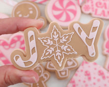 Load image into Gallery viewer, Christmas Gingerbread Joy Cookie Cutter/ Embosser - Made in the UK with Love from House of Toot Sweet - Just £6.50! Shop now at House of Toot Sweet