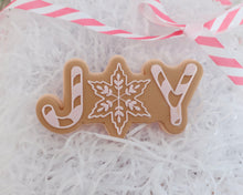 Load image into Gallery viewer, Christmas Gingerbread Joy Cookie Cutter/ Embosser - Made in the UK with Love from House of Toot Sweet - Just £6.50! Shop now at House of Toot Sweet