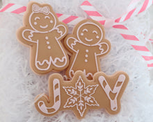 Load image into Gallery viewer, Christmas Gingerbread Joy Cookie Cutter/ Embosser - Made in the UK with Love from House of Toot Sweet - Just £6.50! Shop now at House of Toot Sweet