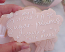 Load image into Gallery viewer, While visions of Sugar Plums Danced in Their Minds Cookie Cutter & Embosser - Made in the UK with Love from House of Toot Sweet - Just £6.50! Shop now at House of Toot Sweet