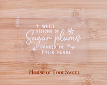 Load image into Gallery viewer, While visions of Sugar Plums Danced in Their Minds Cookie Cutter & Embosser - Made in the UK with Love from House of Toot Sweet - Just £6.50! Shop now at House of Toot Sweet