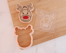 Load image into Gallery viewer, Rudolph Reindeer Bauble Christmas Cookie Cutter / Embosser - Made in the UK with Love from House of Toot Sweet - Just £6! Shop now at House of Toot Sweet