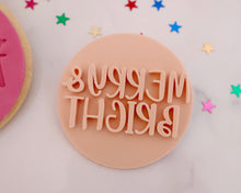 Load image into Gallery viewer, Merry & Bright Fondant Stamp - Made in the UK with Love from House of Toot Sweet - Just £5! Shop now at House of Toot Sweet